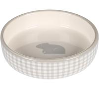 FEEDING BOWL GUINEA PIG MYLO CERAMIC GREY-WHITE ROUND 200ML 12x3,5CM
