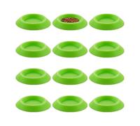 Feeding Bowls, 12 Pieces, Non-Slip Roach Trays, Reptile Terrarium Set, Sturdy Material with Smooth , Easy to Use, H