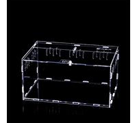 Feeding Box Acrylic Breeding Cases for Spiders Reptiles Lizards Centipedes Small Snake 5 Size
