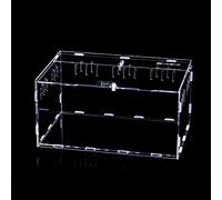 Feeding Box Acrylic Breeding Cases for Spiders Reptiles Lizards Centipedes Small Snake 5 Size