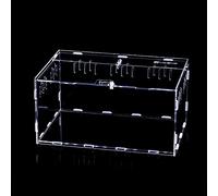 Feeding Box Acrylic Breeding Cases for Spiders Reptiles Lizards Centipedes Small Snake 5 Size