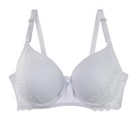 Feeding Bras For Women-Seamless Jelly Bra Women Sexy Lace Shaping Cup Adjustable Shoulder Strap Large Size Underwire Bra (White, 120E)