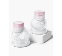 Feeding Bundle:S12 Pro Quick and 4-in-1 Hands Free Pumping Bra and 120 Breastmilk Storage Bags | Breast Pump Color: Pink Gradient | Pumping Bra Size: S