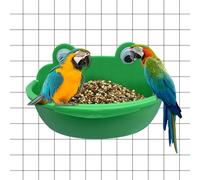 Feeding Cups - Bird Feeder Bowls | SCAKEET Bath Container Splash-Proof, Feeding Dish for Macaw Lovebirds, Inconvenience of Repeated Feeding, Daily Care