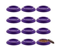 Feeding Dish for Isopods, 12 Units Feeding Tray for Terrariums and Enclosures - Bowl for Dubia Cockroaches, for Millipedes Invertebrates Dwarf Small Animals