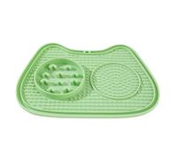 Feeding Mat - Pet Food Mat for Cats | Premium Food Grade Base, Raised Textures and Slow Consumption Device, Engaging Calming Activity, Ideal for Wet & Dry Foods, Kibble Strips, 27x19.5cm