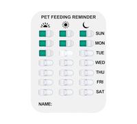 Feeding Reminder AM/PM Prevent Overfeeding Sign