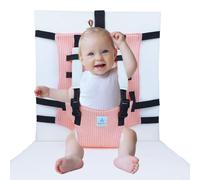 Feeding Safety Harness for Baby - Portable Travel Highchair Seat Cover, Universal Fit Chair Strap, Enhanced Soft Breathable Polyester, Comfort and Gentle on Little Toddler's Skin (Pink)