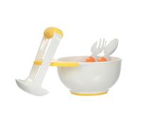 Feeding Set for Meals, Utensil Set for | Heavy Duty Toddler Cutlery Sets with Non-Slip Base,Ergonomic and Safe Long Man Utensil Set