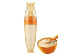 Feeding Spoon | Suction Cup Heat-Resistant Squeeze Dispenser,Squeeze Feeding Spoons with Suction Cup,for Cereal Puree Fruit Water