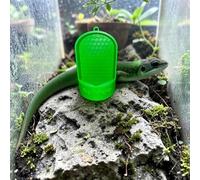 Feeding System and Dish for Live Food Designed for Lizards, Frogs, Geckos, and Chameleons a Secure Plastic Feeding Tank with a Hanging Feature, Insect Holder, Design a Safe Meal。 (Green)