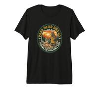 Feeding the Cubs Since 2026 Papa Bear BBQ Patch New Dad Premium T-Shirt