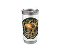 Feeding the Cubs Since 2026 Papa Bear BBQ Patch New Dad Stainless Steel Insulated Tumbler