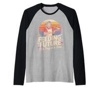 Feeding The Future One Tray at A Time Raglan Baseball Tee