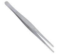 Feeding Tongs 25cm Straight Stainless Steel Pet Feeder Tool for Reptiles Aquarium Fish Lizards Snakes Birds and Small Animals