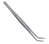 Feeding Tongs 30cm Angled Stainless Steel Pet Feeder Tool for Reptiles, Aquarium Fish, Lizards, Snakes, Birds & Small Animals