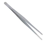 Feeding Tongs 30cm Straight Stainless Steel Pet Feeder Tool for Reptiles, Aquarium Fish, Lizards, Snakes, Birds & Small Animals