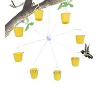 Feeding Toy - 22.83 Inch All-Year Bird Feeder Rotating Perch | Backyard Bird Watching Supplies, Bird Watching Supplies, Feeding Bucket for Parakeets, Swallows, Sparrows