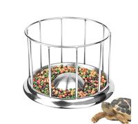 Feeding Tray | Terrariums Stainless Steel Tray | Rust Proof Pet Dispenser, Reptile Feeder, Feeder for Dragons Barb