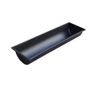 ＡＷＨＡＯ Feeding Trough Sheep Feeding Trough Feeding Trough And Manger with An Efficient Design And Pre-drilled Holes for Fastening Also As A Water Trough, 30cmx18cm black