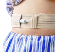 Feeding Tube Belt Holder Supplies Peritoneal Dialysis G Tubing Protective Belt, PD Catheter Emergency Peritoneal Belts for Women Men Adults(L)