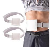 Feeding Tube Belt, Peritoneal Dialysis Catheter Belt 2Pcs Adjustable Soft Comfortable Breathable Feeding Tube Holder for Peritoneal Dialysis Accessories