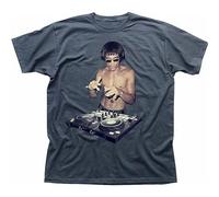 FEEDNG RING Bruce Dj Lee Rave Tjesto Kug-Fu Lee Jun-Fan Charcoal T-Shirt Fn T-Shirt Navy L