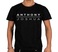 FEEDNG RING Men's Anthony Joshua Slogan Graphic T-Shirt Boxer Fight T-Shirt Black L