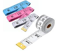 Feedo Soft Tape Measure Double Scale Body Sewing Ruler Weight Loss Medical 3 Inch Tape Small for Kids Height Clothing Tailoring 60 Inch 150 Cm
