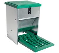 Feedomatic Treadle Chicken Feeder - Galvanised - 12kg capacity (140725)