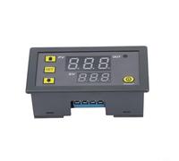 Feegow 220V Digital Cycle Timer For Relay Module - Dual LED Display, Adjustable Delay Switch (1 Second to 999 Hours), Cyclic/Periodic/Timed Mode, Compact 79×43mm