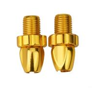 Feegow 2pcs for m10 Brake Levers Screws for V Brake Caliper 2pcs for | Lightweight 11g per pair, rust resistant finish, multiple colors, precise cable tuning, smooth operation(Golden)