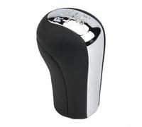 Feegow 6-Speed Manual for Shifter Knob for Toyota for Verso AYGO 6-Speed | Fits 5-speed manual, black ABS body, silver accent, direct replacement, Corolla for rav4 compatible(6-speed)