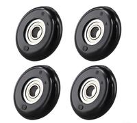 Feegow 8X43x11mm Rowing Machine Seats Wheel With Bearing, Rowing Machine Bearing Wheel Replacement Part Rollers, Seat Cushion Moving Replacement Wheel(4pcs)