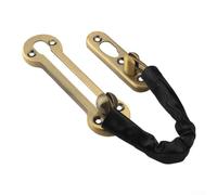 Feegow Anti-Theft Door Chain Lock - Heavy-Duty Zinc Alloy Security Latch for Interior Doors, Enhances Home Safety Without Full Door Closure(GOLD)