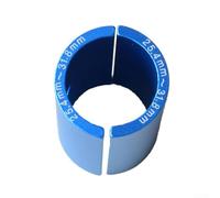 Feegow Blue Aluminium Bike Handlebar Shim Spacer 25.4mm To 31.8mm Stem Reducer Secure Locking Cycling(Blue)