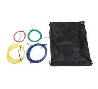 Feegow Copper Tube Bender Kit, PE Plastic Pipe Bending Strips For Air Conditioning Pipes, Color-Coded 4PCS Set With Built-In Strip For 1/4 3/8 1/2 5/8 Inch HVAC Installation