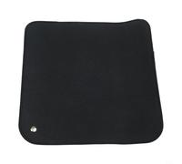 Feegow For Earthing Grounding Mat Kit with 4.5m Cable - For 100% Conductive Carbon Synthetic Leather Pad (35x76cm), Slip-Resistant Rubber Base for Sleep, Yoga &(25 * 25)