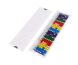 Feegow Guitar Scales Sliding Ruler For Acoustic & Folk Guitar, Visual Practice Tool For Pentatonic, Diatonic & Modes, Colourful Fretboard Guide For Beginners To Advanced Players