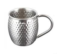 Feegow Hammered Coffee Mug, 520ml 304 Stainless Steel