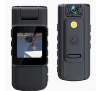 Feegow HD Sports Camera with Compact Chest Mount for Riders and Professionals, High-Definition Video Recorder Made of ABS Material