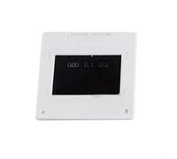 Feegow Interference Diffraction Grating Set 50x50mm Single Double Triple Slit Circular Aperture Mesh Grid Plastic Optical Physics Lab Educational Demonstration Kit(Single Slit)