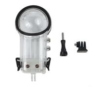 Feegow Invisible Dive Housing Cas, For Insta360-50M Waterproof Transparent PC Shell With Mounting Bracket