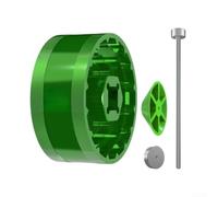 Feegow Lightweight 95g Bottom Bracket Socket 5-in-1 | CNC-machined aluminum alloy, green finish, 54x32mm size, rust resistant, long-lasting durability(Sleeve + Fixing Rod)
