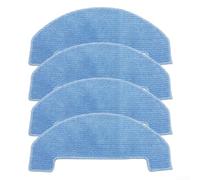 Feegow Microfiber Mop Cloths For Ultenic Lite Robot Vacuum, Washable Replacement Mopping Pads Accessories, Sturdy Cleaning Rags For Pet Hair And Hard Floors, 4 Or 10 Pack(4 PACK)
