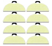 Feegow Microfiber Mop Pads For Shark RV2001WD RV2002WD AV2001WD Robot Vacuum, Reusable Washable Wet Dry Cleaning Cloths For Hard Floors, 278x142mm Replacement Accessories(8 PACK)