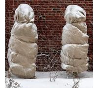 Feegow Natural Jute Burlap Roll 40" x 10 ft - Breathable Coarse Linen Frost Protection Cover for Plants, Trees and Vegetables - UK Garden Winter Protective Fabric(1 * 5 M 40IN*15FT)