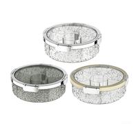 Feegow Plastic Dry Fruit Storage Box With Lid, 28.5X9.5Cm Snack Tray For Nuts And Candy, Stylish Household Organizer With Decorative Teddy BEARs Accent For Living Room(A)