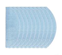 Feegow Replacement Mop Cloths, For Laresar Mars 01, For Lubluelu Robot Vacuum Cleaner, Microfiber Washable Cleaning Pads, 4/10 Pack(10 PACK)
