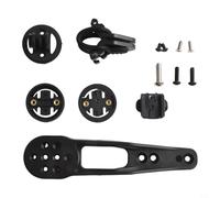 Feegow Road Bike Computer Mount With Light Holder Camera | nylon build, out-front design, fits for garmin for bryton for cateye, includes 4 bases, secure lock